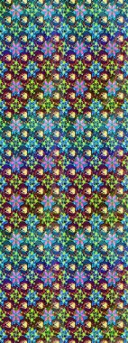 Raster illüstrasyonundaki çiçek desenli çizim. Düz Çiçek Elementleri Tasarımı. Renkli Bahar Teması eskiz kalıbı. Güzel kumaş deseni.