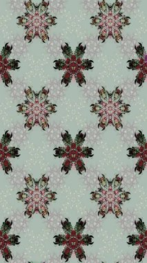 Gri ve siyah renkler üzerine çiçek desenli çizimler, el yapımı papatyalar, papatyalar. Tekrarlayan çiçek arkaplanı, zarif gri ve siyah çiçekler duvar kağıdı.