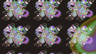 Düz Çiçek Elementleri Tasarımı. Çiçek desenli eskiz, yaz çiçekleri. Renkli Bahar Teması eskiz kalıbı. Gri renkli çiçekler.