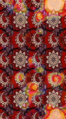 Nazik romantik baskı. Tatil havası. Bahar mevsimi. Raster güzel bir çiçek deseni çiziyor..