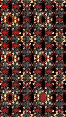 Çiçek arkaplan. - Siyah ve kahverengi çiçekler. Çiçek kolajı. Çiçek kompozisyonu. Doğa. Raster deseni. Küçük çiçekte güzel desen var..