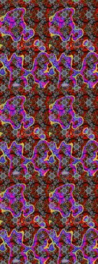 Eskiz arkaplan modeli. Suluboya, elle çizilmiş. Raster - stok. Vadinin çiçekleri gri ve kahverengi renklerde.