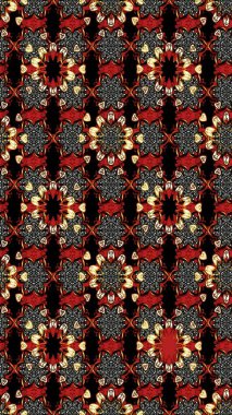 Şekil verilmiş çiçeklerle eskiz deseni. Süslü zentangle çizim dokusu, soyut çiçeklerle süslenmiş. Çiçek deseni duvar kağıdı, şablon dolguları ve web sayfası arkaplanı için kullanılabilir.