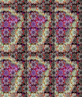 Raster illüstrasyonundaki çiçek desenli çizim. Tarafsız ve siyah renklerde. Raster illüstrasyonu. Güzel kumaş deseni.