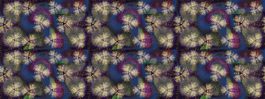 Poster ya da kapak için arka plan. Şirin, zarif çiçekler Raster illüstrasyonu. Davetiye ve kartpostal tasarımı için dekoratif çiçek unsurları. Tekstil için figür. Yapraklı kusursuz desen.