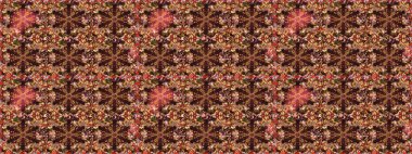 Raster illüstrasyonundaki çiçek desenli çizim. Süslü kumaş deseni. Düz Çiçek Elementleri Tasarımı. Renkli Bahar Teması çizim şablonu.