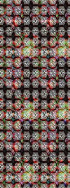 Güzel, parlak, pürüzsüz kumaş, tuval. Çiçek çelengi. Raster illüstrasyonu. Eski moda arka plan. Kıvırcık, parlak örgü. Desen, çizim, çiçek sınırı..