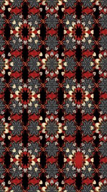 Küçük çiçekteki sevimli çiçek deseni. Raster illüstrasyonu. Çizim.