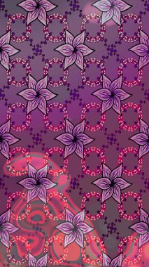 Zentangle soyut çiçekleri. Güzel kumaş deseni. Karalama çiçeği. Renkli Bahar Temalı Kusursuz Arkaplan. Raster illüstrasyonu. Düz Çiçek Elementleri Tasarımı.