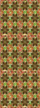 Süslü dekorasyon. Kahverengi ve yeşil renklerdeki altın desenli altın elementler. Lüks, kraliyet ve Viktorya dönemi konsepti. Raster klasik barok çiçeksiz altın desenli..