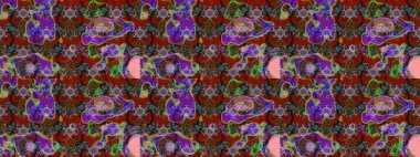 Parlak elementlerin. El çizimi Raster çizimi. Çizim çiçek deseni duvar kağıdı, web sitesi arkaplanı, paket kağıdı, davetiye, broşür, pankart veya web sitesi için kullanılabilir.