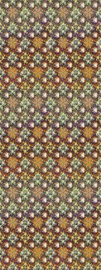 Çiçek rengi eskiz deseni. Raster çiçek izi. Klasik taslak çizimi. Raster Yumuşak kumaş deseni.