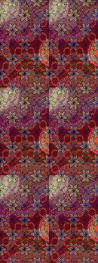 Motley illüstrasyonu. Küçük renkli çiçekler. Çiçekli bahar çiçekleri. Moda baskıları için zarif bir şablon. Kusursuz. Küçük çiçekte şirin desenler.