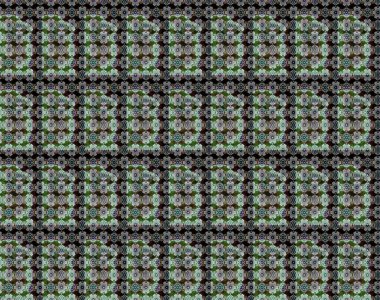 Siyah ve yeşil renkli çiçekler. Raster düz çiçek çizim deseni. Tasarım hediye paketi, tebrik kartları, posterler ve afiş tasarımı.