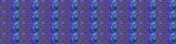 Flowers on violet and blue colors. Cute floral elements. Raster illustration. Seamless.