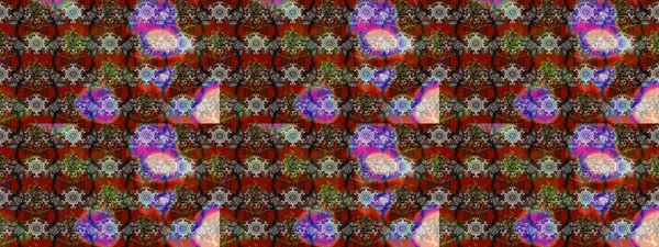 Dallı bahar çiçekleri ile desen, kahverengi ve gri renkler ile çiçek silueti. Raster deseni.