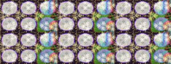 Botanik kusursuz desen. Raster deseni. Suluboya etkisi. Organik elementler.