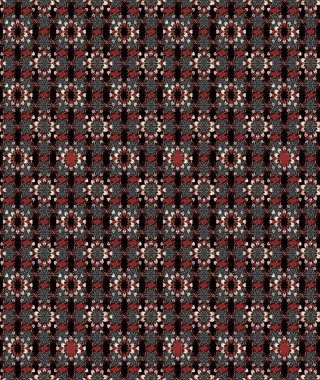 Çiçek desenli eskiz. Siyah ve kahverengi renkte çiçekler. Renkli Bahar Teması eskiz kalıbı. Düz Çiçek Elementleri Tasarım Raster illüstrasyonu.