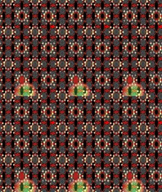 Tomurcukları çiçek olan sevimli bir çiçek deseni. Eskiz geçmişi. Raster illüstrasyonu. Kumaş, tekstil, duvar kağıdı baskısı için. Eski usul. Raster..