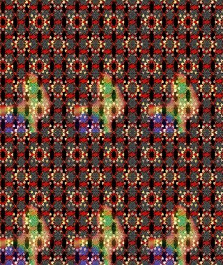 Küçük çaplı çiçeklerdeki basit şirin desenler. Tekstil veya kitap kapakları, imalat, duvar kağıtları, baskı, hediye paketi ve yapıştırma kitabı için çiçek eskizi geçmişi. Raster illüstrasyonu.