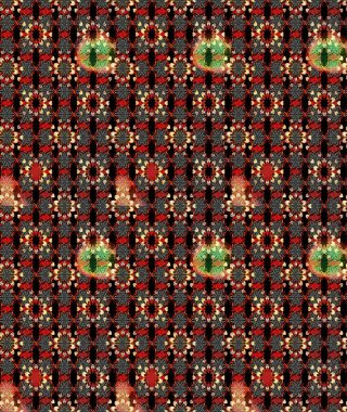 Küçük siyah ve kırmızı çiçeklerle oldukça eski bir besin torbası deseni. Tekstil, kumaş, kapaklar, duvar kağıtları, baskı, paket, koleksiyon defteri, örgü, dekupaj için çiçek arkaplanı..