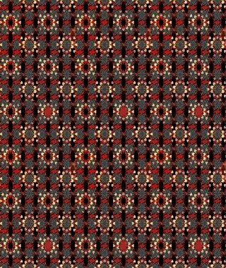 Eskiz Vintage Çiçek Deseni. Raster Kalça dokusu deseni.