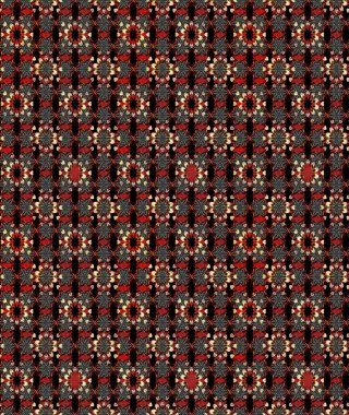 Manzaralı çiçek deseni. Çiçek kompozisyonu, el boyası, hassas şablon. Üst manzara, yumuşak siyah ve kırmızı renk tarzı. Sevgililer günü ve tebrik kartı konsepti için şık bir davet.