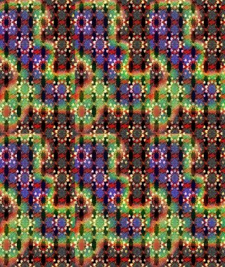 Bahar çiçekleriyle güzel bir çiçek deseni çizmişsin. Güzel kumaş deseni. Raster illüstrasyonu.