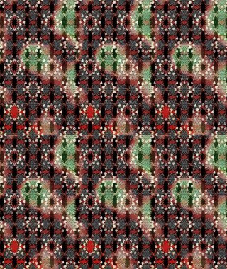 Çiçekli el çizimi çizimi deseni. Modern gelişim siyah ve kahverengi raster arka plan duvar kâğıdı illüstrasyon klasik çizgili iz sürme desenli çiçekler, çiçekli süsler.