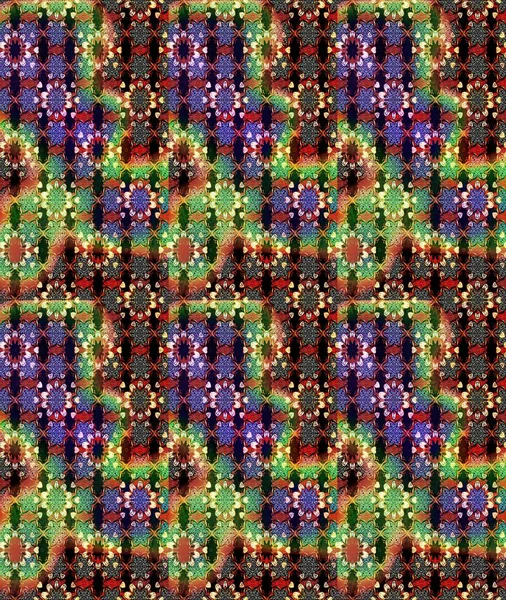 Kızılderili desenli desenli desenli şal deseni. Etnik Mandala süsü. Raster Henna dövme stili. Tekstil, tebrik kartı, boyama kitabı, telefon kılıfı baskısı için kullanılabilir.