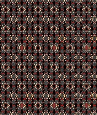 Fantezi çiçekli eskiz deseni, doğal duvar kağıdı, çiçek desenli kıvrım çizimi. Paisley el çizimi elementler. Ev dekoru.