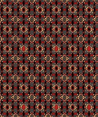 Sketch Floral Pattern in Raster illustration. Fancy fabric pattern. Colour Spring Theme sketch pattern Background. Flat Flower Elements Design.