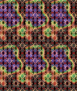 Çiçekli eskiz deseni. Suluboya çizimi. El çizimi. Siyah ve kahverengi renkte çiçekler.