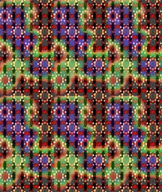 Taslak dekoratif arka plan, çiçek mandala. Çiçek. Raster illüstrasyonu. Siyah ve kahverengi renklerde.