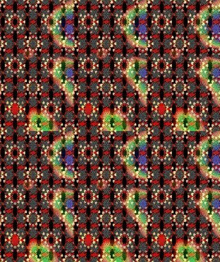 Elle boyanmış suluboya resim çizimleri, çiçekler ve bitkiler. Siyah ve kırmızı renkte çiçekler.