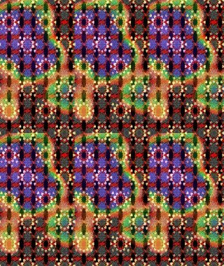 Raster illüstrasyonundaki çiçek desenli çizim. Suluboya tarzında siyah ve kahverengi renkte çiçekler.