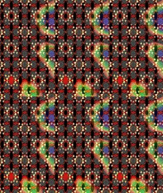 Çiçekli karalama şeklinde Raster çiçek deseni. Nazik, narin çiçek arkaplanı. Siyah ve kırmızı renkte çiçekler.