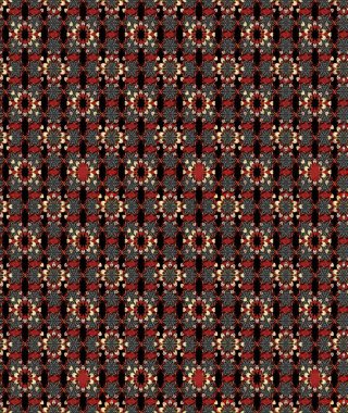 Sevimli çiçek raster deseni. Modaya uygun kumaş deseni. Renkli Yaz Temalı eskiz kalıbı. Düz Çiçek Elementleri Tasarımı.