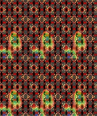 Çiçekli eskiz çizimi. Siyah ve kırmızı renkte çiçekler. Renkli Yaz Temalı eskiz kalıbı. Düz Çiçek Elementleri Tasarımı.