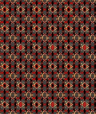 Kızılderili desenli desenli desenli şal deseni. Etnik Mandala süsü. Raster Henna dövme stili. Tekstil, tebrik kartı, boyama kitabı, telefon kılıfı baskısı için kullanılabilir.