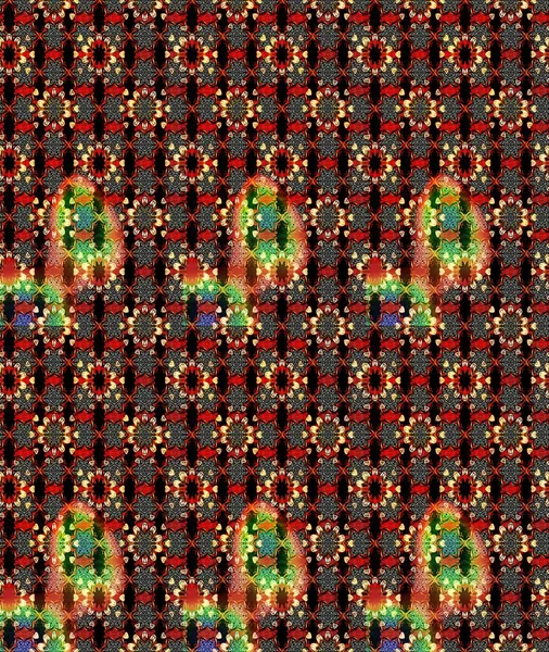 Çiçekli eskiz çizimi. Siyah ve kırmızı renkte çiçekler. Renkli Yaz Temalı eskiz kalıbı. Düz Çiçek Elementleri Tasarımı.