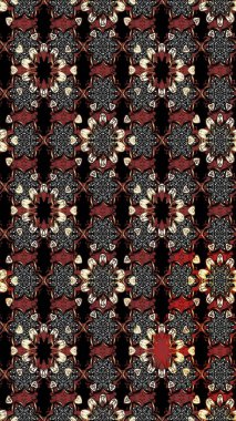 Zarif, parlak ve eskiz siyah ve kahverengi desenli çiçek deseni. Sabıka baskıları, bebek kıyafetleri, duvar kâğıtları, paket kutuları vb..