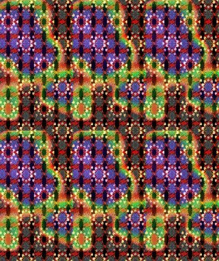 Sevimli çiçek raster deseni. Modaya uygun kumaş deseni. Renkli Yaz Temalı eskiz kalıbı. Düz Çiçek Elementleri Tasarımı.