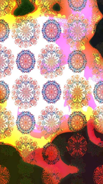 Raster. Elegant, bright and sketch pink and white flower pattern design. It can be used on mug prints, baby apparels, wallpaper, wrapping boxes etc.