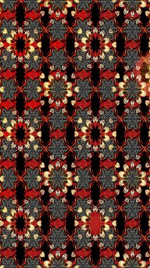 Çiçek deseni. Raster illüstrasyonu. Chichi 'nin kumaş kalıbını çiz. Renkli Bahar Teması eskiz kalıbı. Düz Çiçek Elementleri Tasarımı.