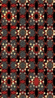 Sketch Floral Pattern in Raster illustration. Fancy fabric pattern. Colour Spring Theme sketch pattern Background. Flat Flower Elements Design.