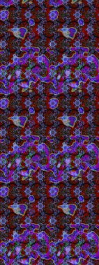 Sketch Floral Pattern in Raster illustration. Fancy fabric pattern. Colour Spring Theme sketch pattern Background. Flat Flower Elements Design.