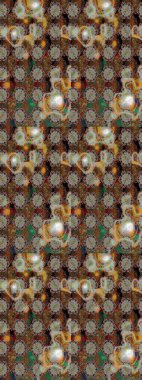 Küçük renkli çiçekler. Çiçekli bahar çiçekleri. Küçük çiçekte güzel bir desen. Moda baskıları için zarif bir şablon. Motley illüstrasyonu. Çizim.