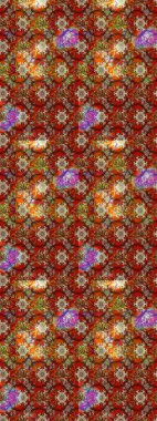 Renkli Bahar Teması eskiz kalıbı. Düz Çiçek Elementleri Tasarımı. Çiçekli eskiz arkaplanı. Çocuk stili.