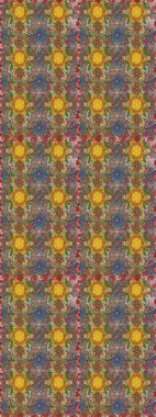 Kahverengi ve bej renkli çiçekler. Çiçekle kusursuz desen. Renkli Bahar Temalı Kusursuz Arkaplan. Düz Çiçek Elementleri Tasarımı.